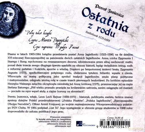 Ostatnia z rodu - Paweł Jasienica [AUDIOBOOK]