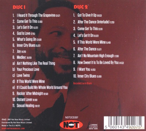 Marvin Gaye: Let's Get It On?.His Greatest Hits In Concert [2CD]
