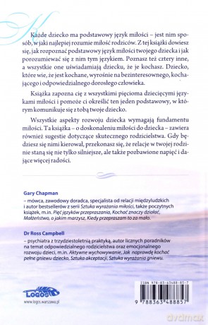 Pięć dziecięcych języków miłości - Gary Chapman [KSIĄŻKA]