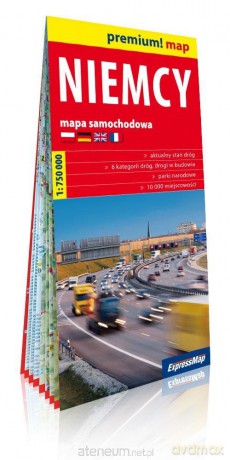 Premium!map Niemcy 1:750 000 mapa