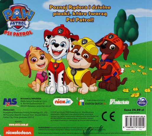 Psi Patrol. Przyjaciele z zatoki przygód [KSIĄŻKA]