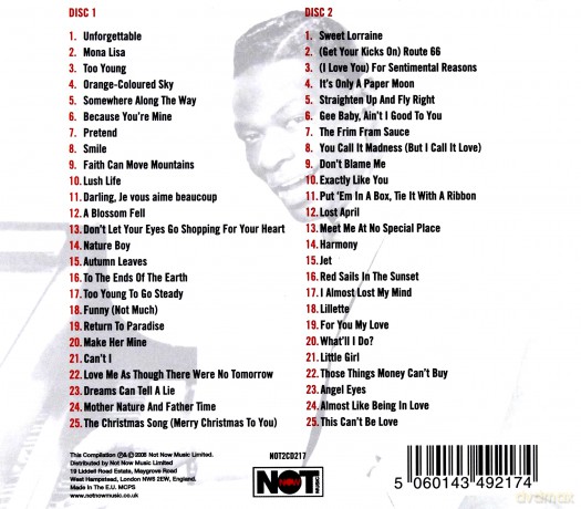 Nat King Cole: The Best Of [2CD]
