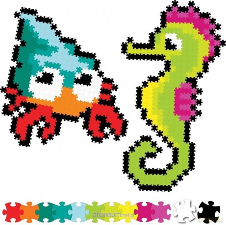 Puzzelki Pixelki Jixelz 700 el. - morscy przyja [PUZZLE]