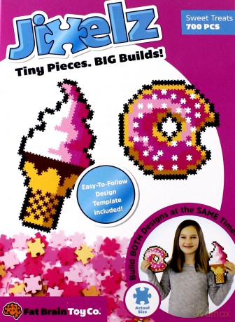 Puzzelki Pixelki Jixelz 700 el. - słodkości [PUZZLE]