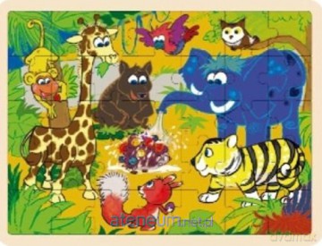 Puzzle drewniane Dżungla [PUZZLE]