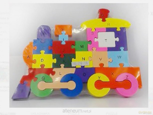 Puzzle drewniane Lokomotywa