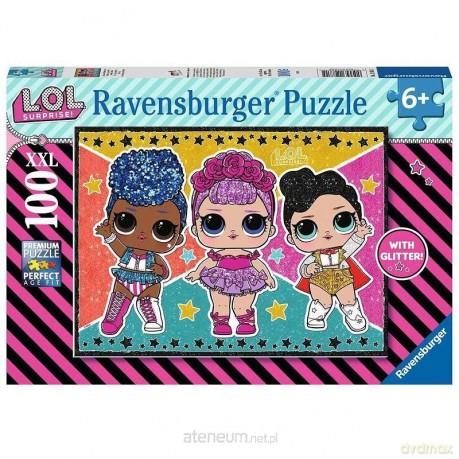 RAVENSBURGER 100 el. LOL Suprise XXL Brokat [PUZZLE]