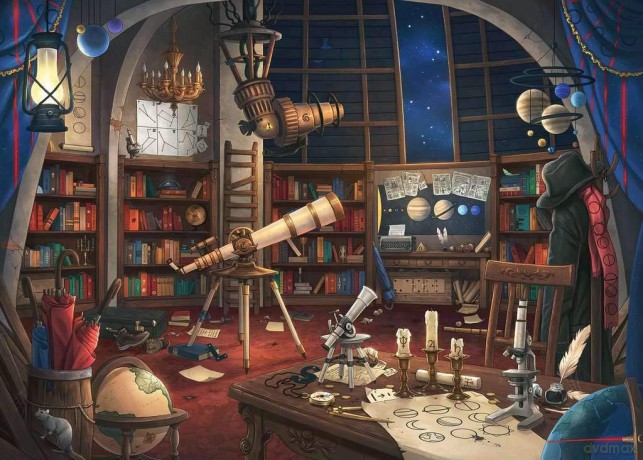 RAVENSBURGER 759 EXIT Obserwatorium gwiezdne [PUZZLE]