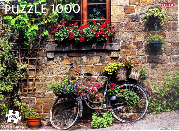 TACTIC 1000 el. Flowers at the wall [PUZZLE]