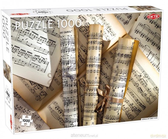 TACTIC 1000 el. Scrolls of sheet music [PUZZLE]