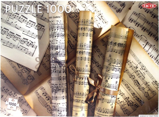 TACTIC 1000 el. Scrolls of sheet music [PUZZLE]