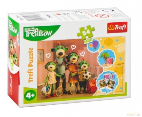 TREFL 54 el. mini Wesoły świat Treflików 2 [PUZZLE]