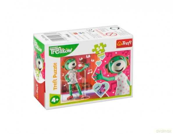 TREFL 54 el. mini Wesoły świat Treflików 4 [PUZZLE]