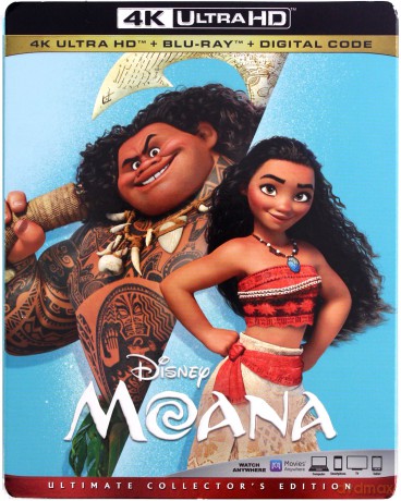 Moana (Vaiana: Skarb oceanu) (Disney) [Blu-Ray 4K]+[Blu-Ray]