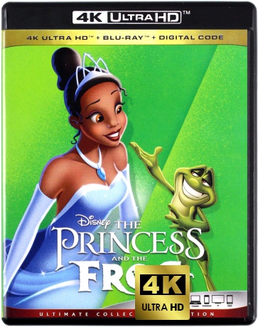 The Princess and the Frog (Księżniczka i żaba) (Disney) [Blu-Ray 4K]+[Blu-Ray]