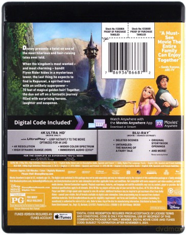 Tangled (Zaplątani) (Disney) [Blu-Ray 4K]+[Blu-Ray]