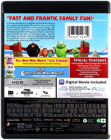The Angry Birds Movie 2 [Blu-Ray 4K]+[Blu-Ray]