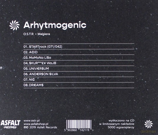 O.S.T.R. & Magiera: Arhytmogenic EP [CD]