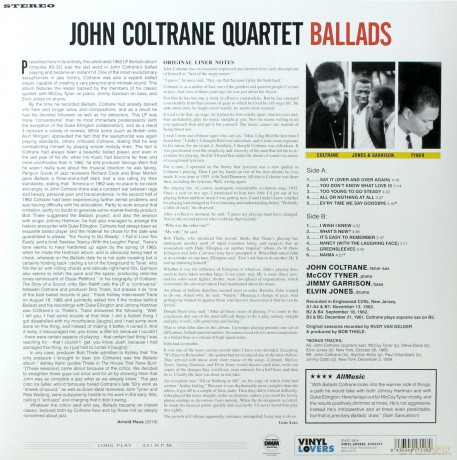 John Coltrane Quartet: Ballads [Winyl]