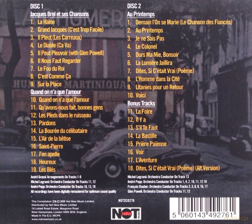 Jacques Brel: C'est Comme Ca [2CD]