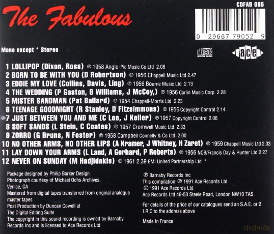 Chordettes: Fabulous Chordettes [CD]
