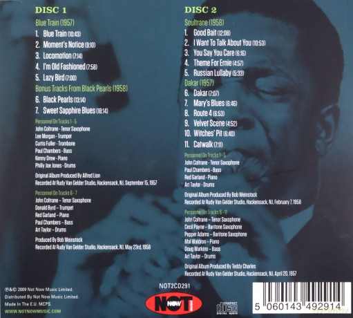 John Coltrane: Blue Train [2CD]