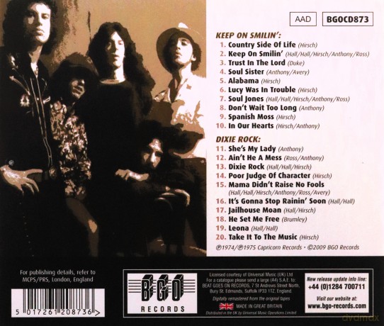 Wet Willie: Keep On Smiling - Dixie Rock [CD]