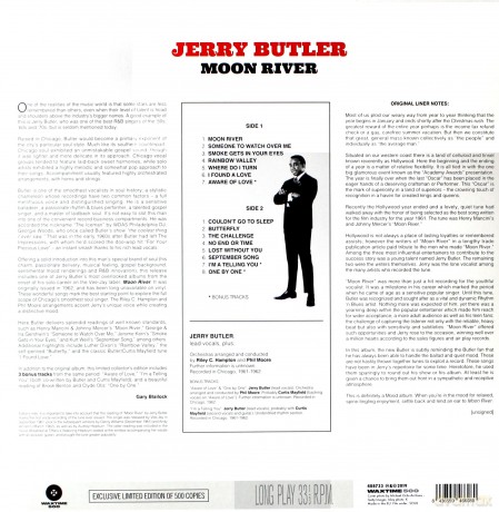Jerry Butler: Moon River [Winyl]