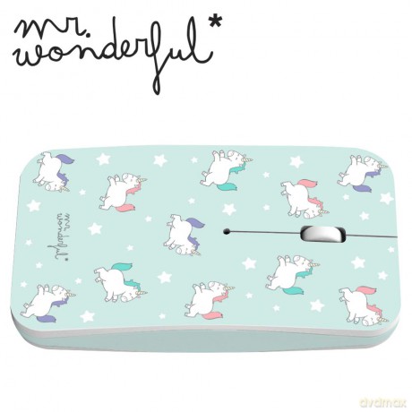Mr. Wonderful: Mouse Cordless Zip Unicorns Myszka