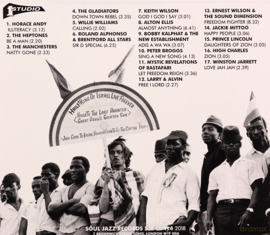 Soul Jazz Records Presents: Studio One Black Mans Pride 2: Righteous Are The Sons And Daughters Of Jah [CD]