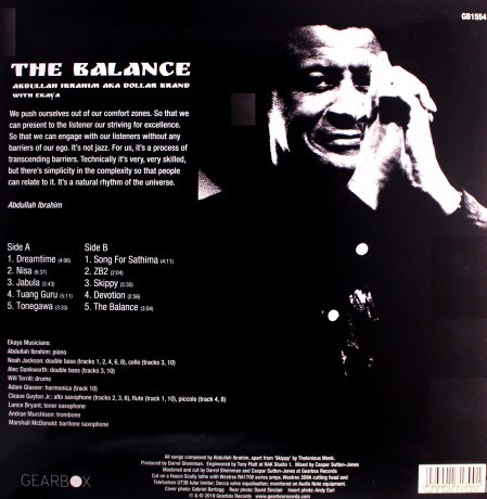 Abdullah Ibrahim: The Balance [Winyl]