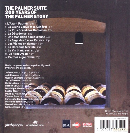 Dal Sasso Big Band: The Palmer Suite (Feat. Christophe Dal Sasso) [CD]