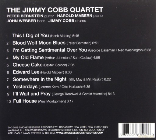 Jimmy Cobb: This I Dig Of You [CD]