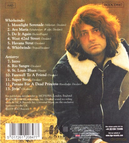 Deodato: Whirlwinds Artistry [CD]