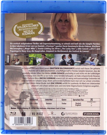 The Paperboy (Pokusa) [Blu-Ray]