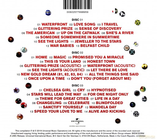 Simple Minds: Forty: The Best Of Simple Minds 1979-2019 (Deluxe) (Limited) [3CD]