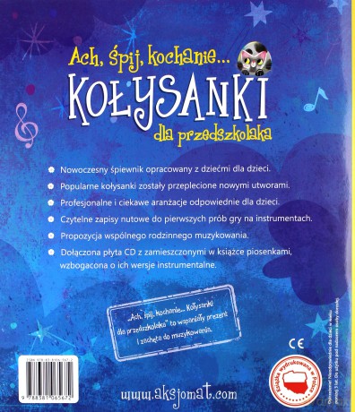 Ach śpij kochanie. Kołysanki dla przedszkolaka [KSIĄŻKA]+[CD]