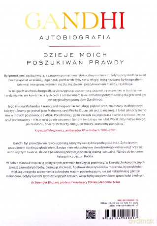 Gandhi autobiografia - M. K. Gandhi [KSIĄŻKA]