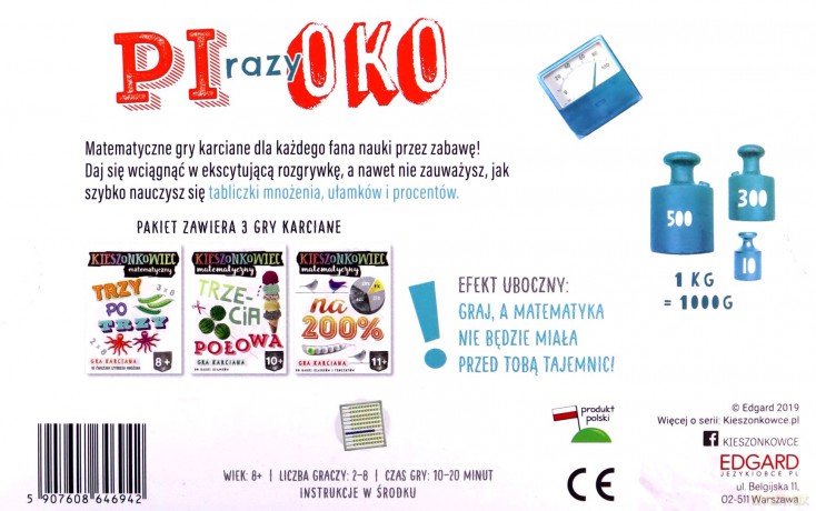 Gra kieszonkowiec Matematyczne pi razy oko [GRA]