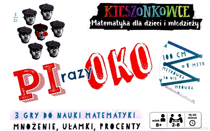 Gra kieszonkowiec Matematyczne pi razy oko [GRA]