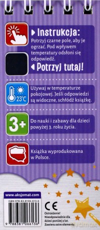 Magiczny quiz dla dzieci 3-4 lata fioletowy [KSIĄŻKA]