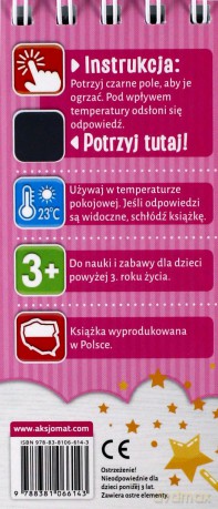Magiczny quiz dla dzieci 3-4 lata różowy [KSIĄŻKA]