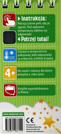 Magiczny quiz dla dzieci 4-5 lat zielony [KSIĄŻKA]