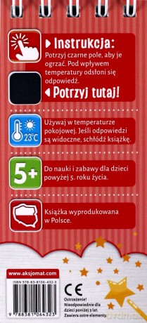 Magiczny quiz dla dzieci 5-6 lat czerwony [KSIĄŻKA]