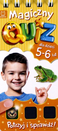 Magiczny quiz dla dzieci 5-6 lat pomarańczowy [KSIĄŻKA]