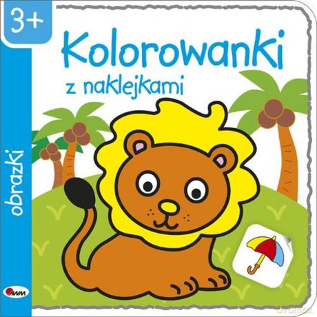 Obrazki. Kolorowanki z naklejkami - Piotr Kozera [KSIĄŻKA]