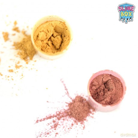 Pigment metaliczny zestaw nr 4 - 2 kolory po 10ml (złoty/łososiowy)