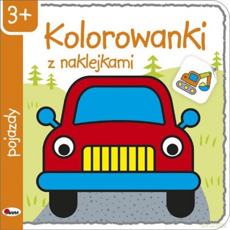 Pojazdy. Kolorowanki z naklejkami - Piotr Kozera [KSIĄŻKA]