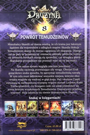 Powrót temudżeinów. Drużyna (Tom 8) - John Flanagan [KSIĄŻKA]