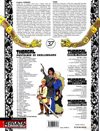 Pustelnik ze Skellingaru. Thorgal (Tom 37) - Yann Le Pennetier, Frederic Vignaux [KOMIKS]